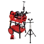 Gwintownica / gwinciarka do rur 4 '' Gtools Gtronic 4 GT4100 + wózek do gwinciarki + podpórka