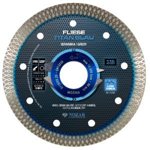 Tarcza diamentowa Nozar Fliese Titan Blau 115 mm