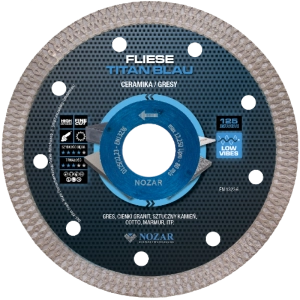 Tarcza diamentowa Nozar Fliese Titan Blau 125 mm