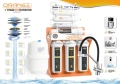 Kompaktowy system odwróconej osmozy OsmoTech Orange | 8 stopni | lampa UV-C Philips