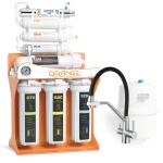 Kompaktowy system odwróconej osmozy OsmoTech Orange | 8 stopni | lampa UV-C Philips
