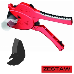 Nożyce do cięcia rur PEX/AL/PP RAPTOR do 63 mm Zenten 5063-1 + Zapasowe ostrze wymienne 5004-1