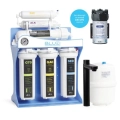 Kompaktowy system odwróconej osmozy OsmoTech Blue | 6 stopni | pompa booster
