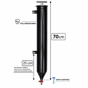 Filtr magnetyczny duży T3 z separatorem zanieczyszczeń