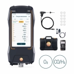Analizator spalin Testo 330 (40.000 ppm) z czujnikami O₂ i CO/H₂ zestaw z drukarką